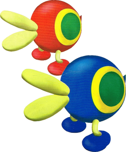 Artwork of Cataquacks from Super Mario Sunshine.