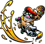 Artwork of Arty Wario from Wario: Master of Disguise