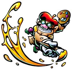 Artwork of Arty Wario from Wario: Master of Disguise