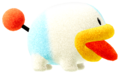 Light-Blue Poochy Pup in Yoshi's Crafted World