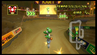Yoshi, on a Standard Bike, performing the "simple down" trick