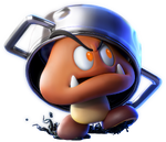 Artwork of an Armored Goomba from Mario + Rabbids Sparks of Hope