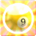 The Billiard Ball sticker from Paper Mario: Sticker Star