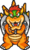 Bowser's Stage Clear mode sprite, from Tetris Attack.