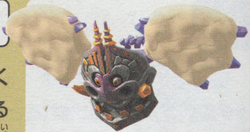 Artwork of the Sinister Blusterwing from Donkey Kong Bananza