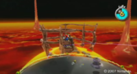 Pre-release screenshot of Super Mario Galaxy at GDC 2007
