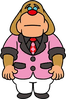 Joe Wario Kard sprite for WarioWare Gold