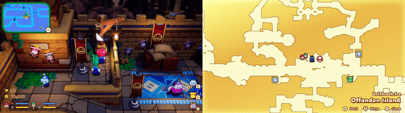 Fifth Hidden Block in Offandon Island from Mario & Luigi: Brothership