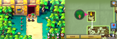 Location of the twenty-second and twenty-third beanholes in Beanbean Fields.