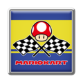 A Mario Kart Tour Mario Kart (Oil) badge