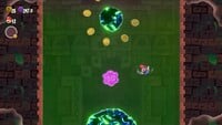 The third 10-flower coin in Fungi Mines Special Dangerous Donut Ride in Super Mario Bros. Wonder