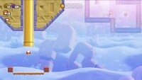 The third Wonder Token in the level Search Party Puzzling Park in Super Mario Bros. Wonder