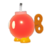 Lit Bob-omb icon from Super Mario Maker 2 (Super Mario 3D World style)