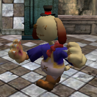 A big Monster doll in Wario World