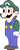 The artwork of Luigi used for the "Weegee" meme. For the List of references on the Internet page.