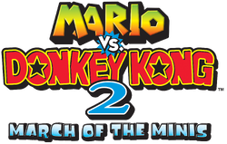 Early logo for Mario vs. Donkey Kong 2: March of the Minis