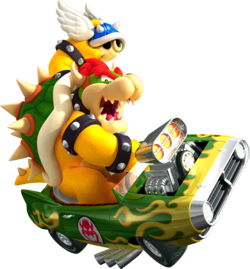 Bowser artwork for Mario Kart Wii