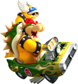 Bowser artwork for Mario Kart Wii