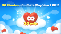 Artwork of a 30-minute infinite play heart
