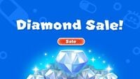 Promotional artwork for an in-game diamond sale