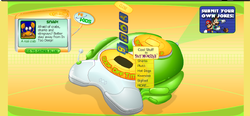 The "Goof-Off Time" menu on the FEkids website.