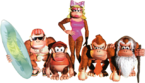 Kong family from Donkey Kong Country.
