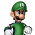 Luigi's tournament sprite from Super Mario Strikers