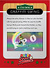 Level 2 Graffiti Swing card from the Mario Super Sluggers card game