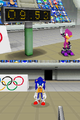 Espio Appears as a referee for Sonic characters in 10m Platform, Trampoline and Vault
