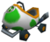 The model of the Egg 1 from Mario Kart DS