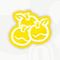 A sticker in Mario Kart World