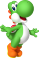 Yoshi is first