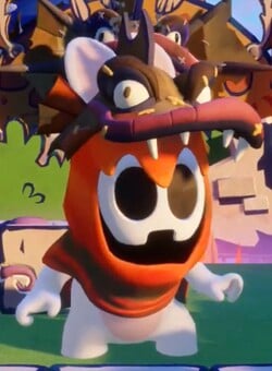 The Giant Flamin' Stooge in Mario + Rabbids Sparks of Hope