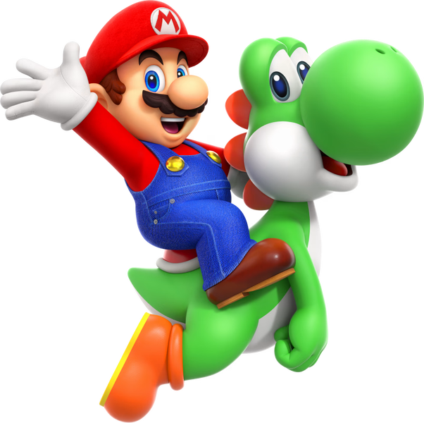 File:Mario and Yoshi Jumping 2026.png