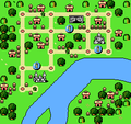 The map in the NES version