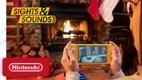 Nintendo Switch Lite Gameplay with Relaxing Yule Log Fireplace.jpg