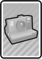 The Instant Camera as an unpainted card
