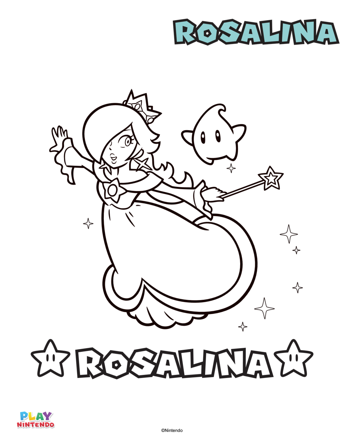 File:PN Paint-by-number Rosalina blank.png - Super Mario Wiki, the