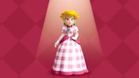 Checkered Dress in Princess Peach: Showtime!