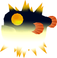 A Spined Puffer from Donkey Kong Jungle Beat under the name "RushAirFish"