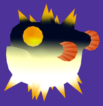 Unused Rush Air Fish from Super Mario Galaxy.