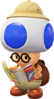 Artwork of Hint Toad from Super Mario Odyssey.