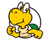 Sticker of Koopa Troopa from Mario Party Superstars