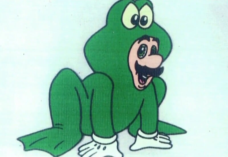 File:TAOSMB3 Frog Luigi Concept Art.jpg