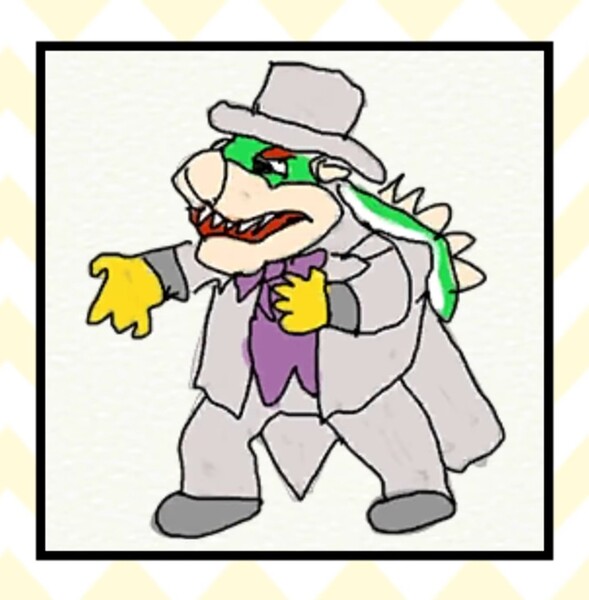 File:WWG Wedding Bowser amiibo Drawing.jpg