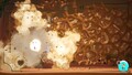 Yoshi dealing the final strike to the core using a transformed Hauger's help