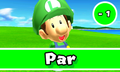 Baby Luigi scores a Par