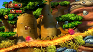 The level Baobab Bonanza in Donkey Kong Country: Tropical Freeze.