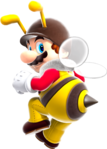 Artwork of Bee Mario for Super Mario Galaxy (Reused in Super Mario Galaxy 2 and Super Mario Galaxy + Super Mario Galaxy 2)