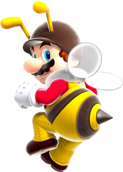File:Bee Mario Super Mario Galaxy.png